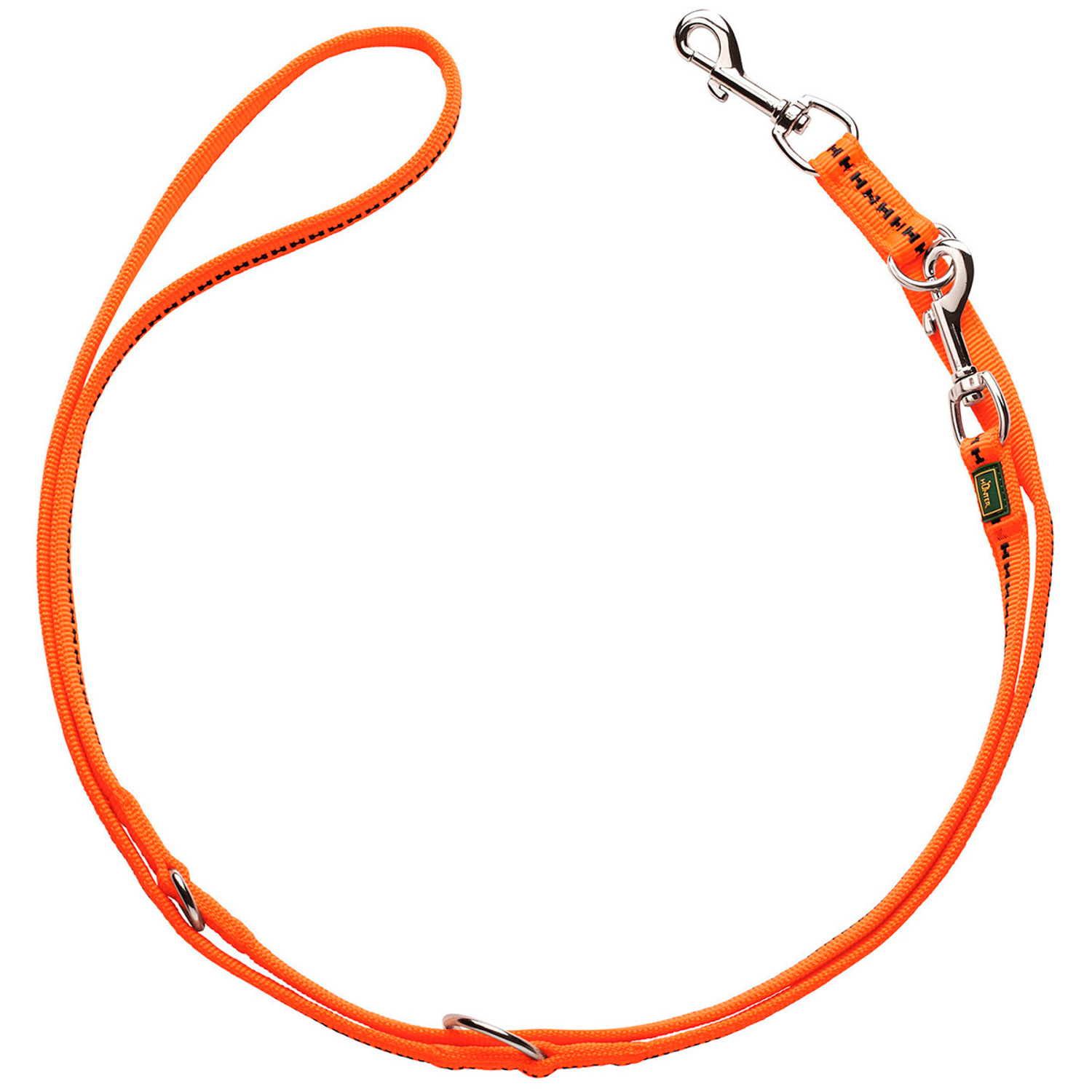 Hunter Повод-перестежка для соб Safety Grip 20/200 Soft оранж