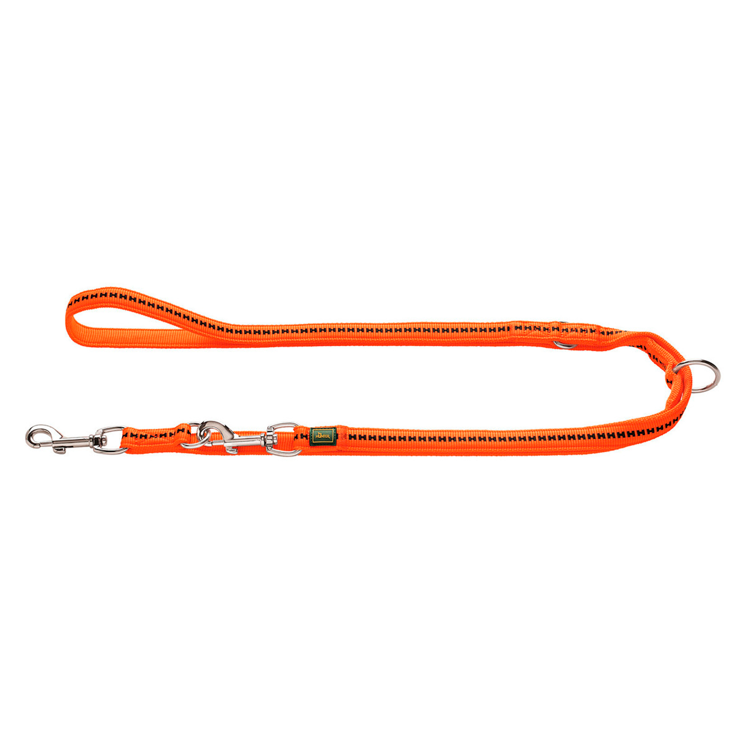 Hunter Повод-перестежка для соб Safety Grip 20/200 Soft оранж